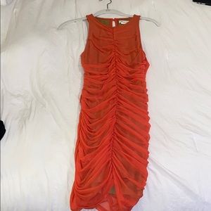 Lovers + Friends Lumi Mini Dress in coral